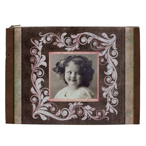 Chuchy Face  Xxl Cosmetics Bag By Catvinnat Front