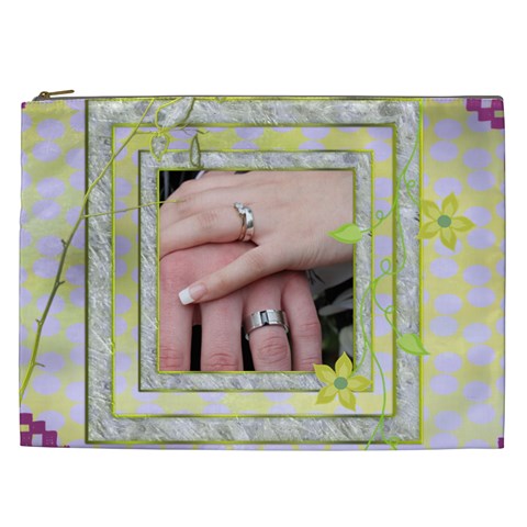 Rachel  2 Xxl Cosmetics Bag By Catvinnat Front