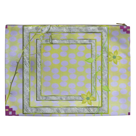 Rachel  2 Xxl Cosmetics Bag By Catvinnat Back