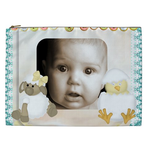 Lamb N Chick  Xxl Cosmetics Bag By Catvinnat Front