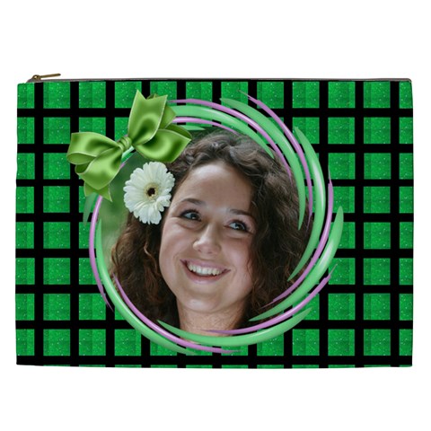 Lovin Green Cosmetic Bag Xxl By Deborah Front