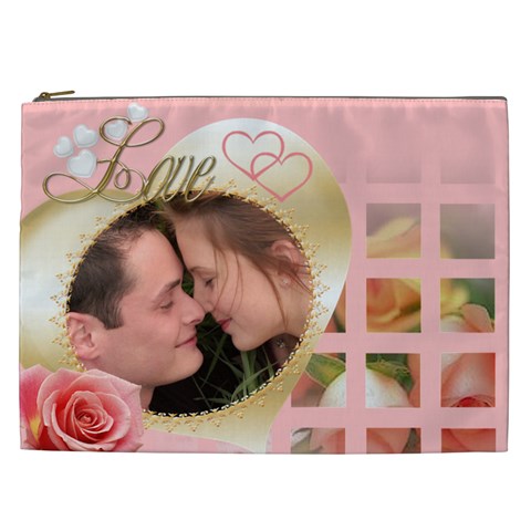 My Heart Cosmetic Bag Xxl By Deborah Front