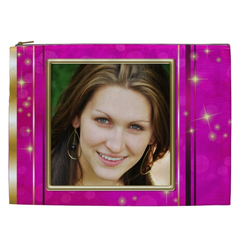 Party Pink Cosmetic Bag Xxl By Deborah Front