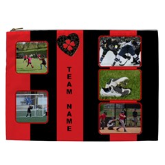 Black and red Cosmetic Bag XXL (7 styles) - Cosmetic Bag (XXL) Black and red Cosmetic Bag XXL (7 styles) - Cosmetic Bag (XXL)