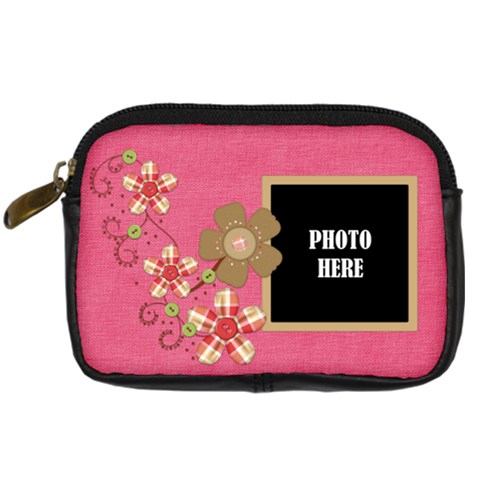 Sock Monkey Love Camera Case 2 By Lisa Minor Front