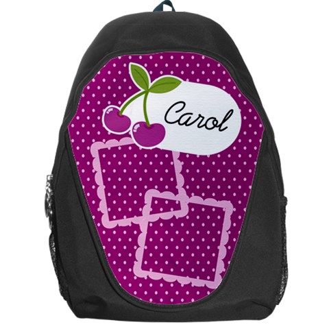 Cherry Backpack 01 By Carol Front