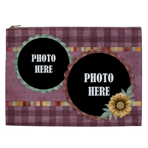 Quilted Xxl Cosmetic Bag 1 By Lisa Minor Front
