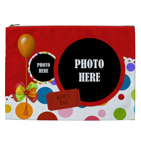 Carnival Xxl Cosmetic Bag 1 By Lisa Minor Front