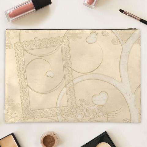 Creme De La Creme Xxl Cosmetics Bag By Catvinnat Back