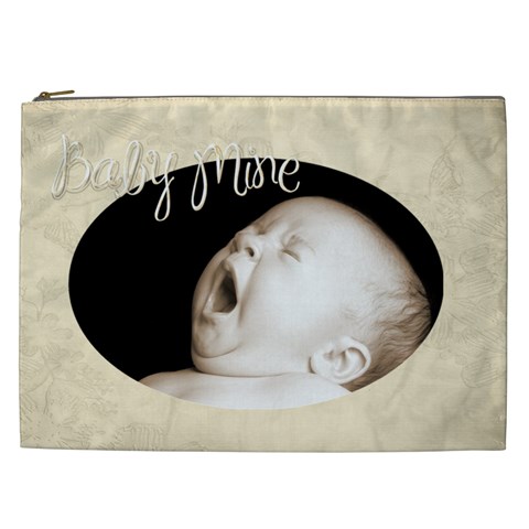 Precious Baby Mine Xxl Cosmetics Bag By Catvinnat Front