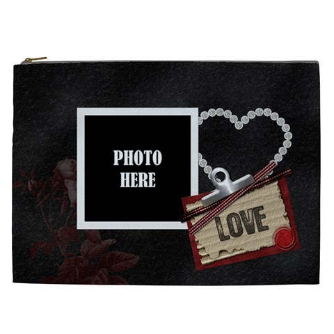 Love Xxl Cosmetic Bag 1 By Lisa Minor Front