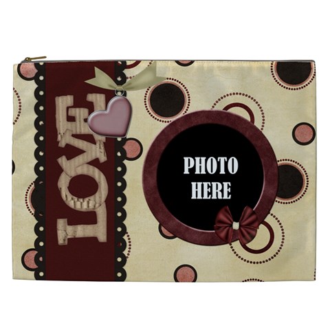 You ve Stolen My Heart Xxl Cosmetic Bag 1 By Lisa Minor Front