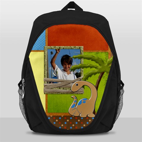 Dinosaur Backpack 1 By Lisa Minor Front