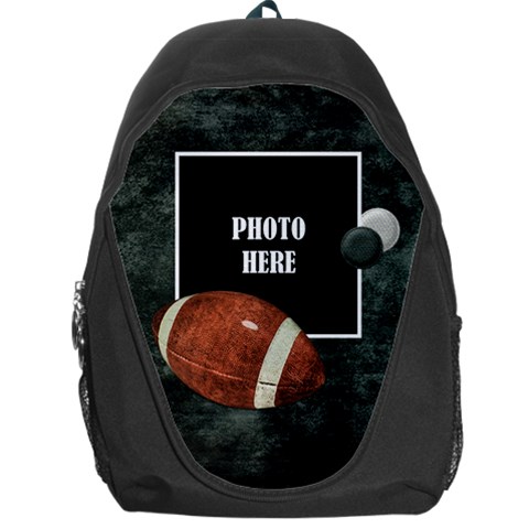 Wkm School Football Backpack By Lisa Minor Front