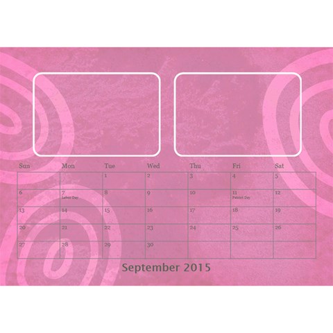 My Calendar 2015 By Carmensita Sep 2015