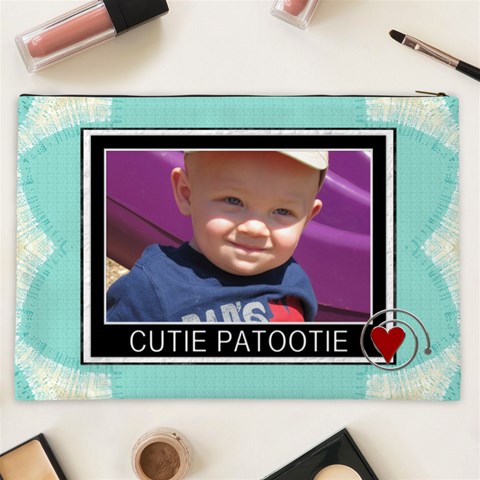 Cutie Patootie Xxl Cosmetic Bag By Lil Back