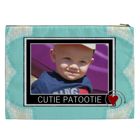 Cutie Patootie Xxl Cosmetic Bag By Lil Back