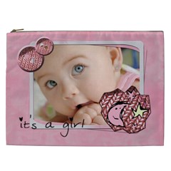 It s a girl - Cosmetic Bag XXL (7 styles) - Cosmetic Bag (XXL)