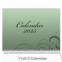 Calendar 2025 - Wall Calendar 11  x 8.5  (12-Months)