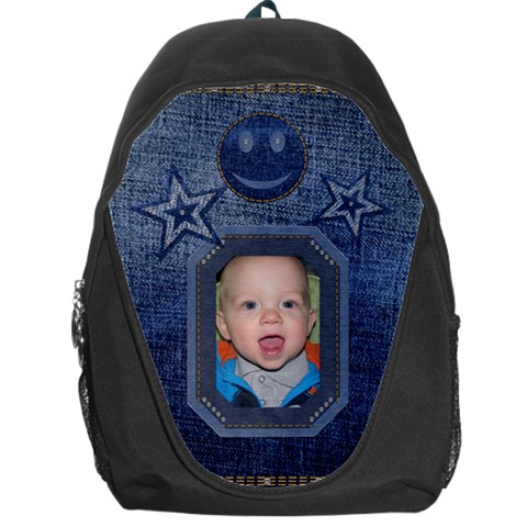 Denim Backpag Bag By Lil Front