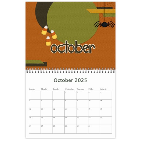 2025 Everyday Calendar By Albums To Remember Oct 2025
