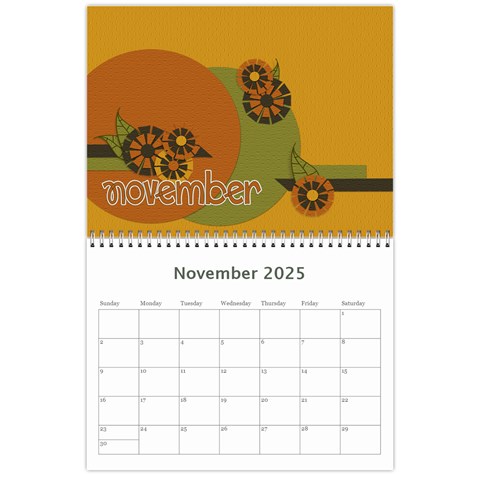 2025 Everyday Calendar By Albums To Remember Nov 2025