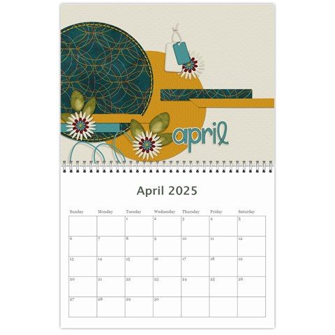2025 Everyday Calendar By Albums To Remember Apr 2025