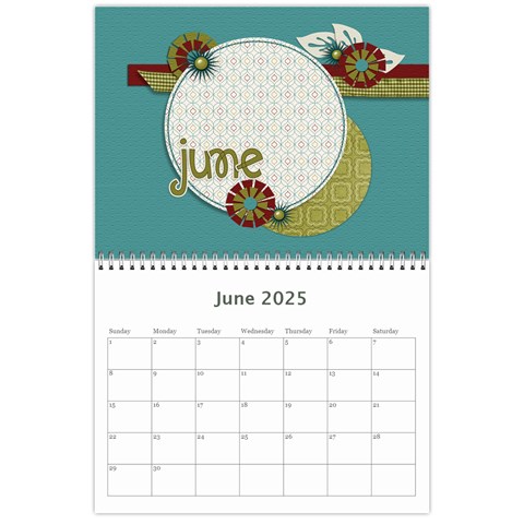 2025 Everyday Calendar By Albums To Remember Jun 2025