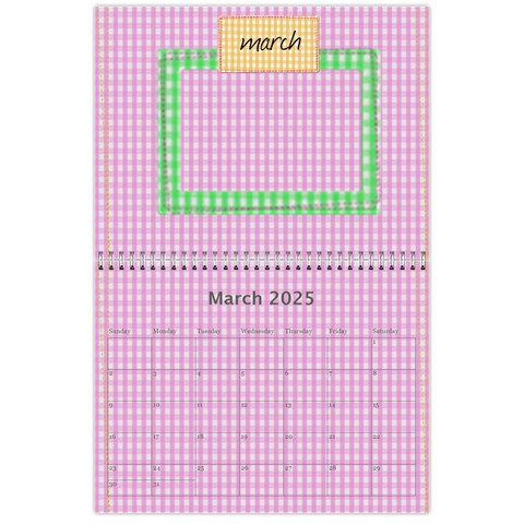 Calendar 2025 By Carmensita Mar 2025