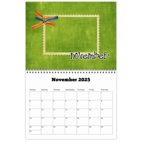 2025 Family Calendar By Albums To Remember Nov 2025