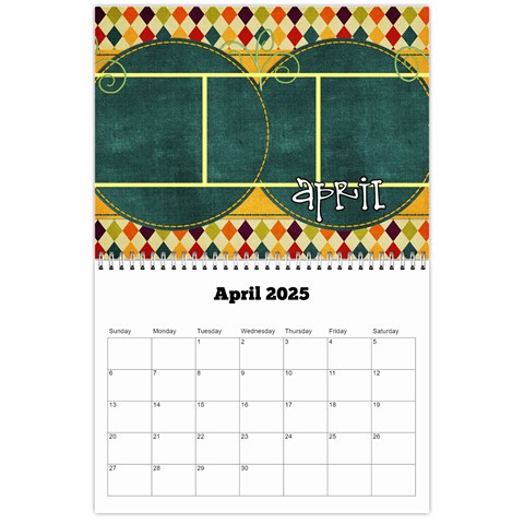 2025 Family Calendar By Albums To Remember Apr 2025