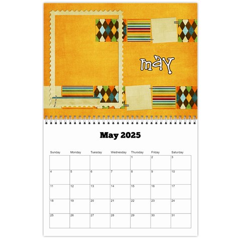 2025 Family Calendar By Albums To Remember May 2025