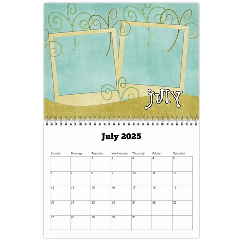 2025 Family Calendar By Albums To Remember Jul 2025