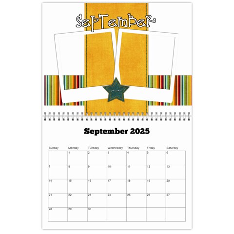 2025 Family Calendar By Albums To Remember Sep 2025