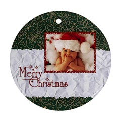 Merry Christmas  -  Ornament - Ornament (Round)