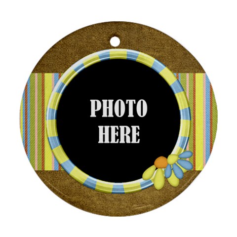 Primavera Round Ornament 2 By Lisa Minor Front