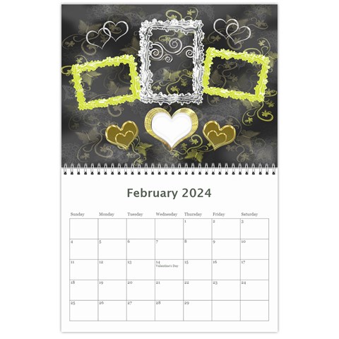 Butterflies N Frills  18 Month Calendar 2024 By Ellan Feb 2024