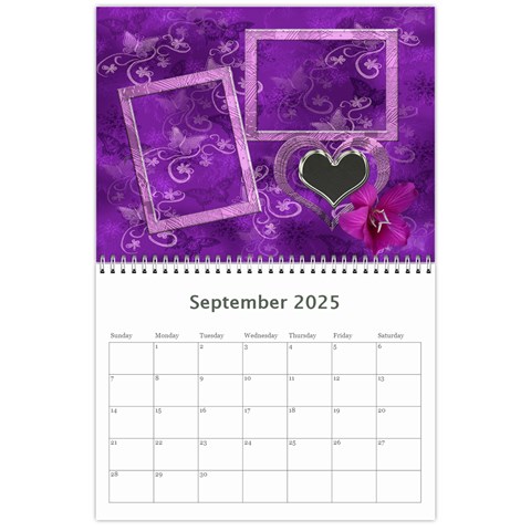 Butterflies N Frills  18 Month Calendar 2025 By Ellan Sep 2025
