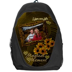 I Love Our Life Gold Backpack