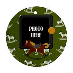 My Christmas Pony Ornament 2 - Ornament (Round)