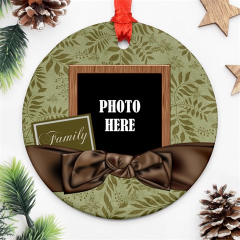 An Autumn Story Family Ornament 2 By Lisa Minor Front