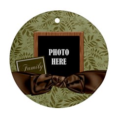 An Autumn Story Family Ornament 2 - Ornament (Round)