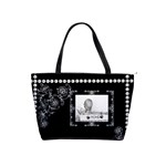 Black Pearl Classic Shoulder Handbag