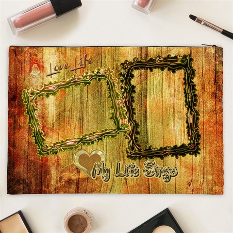 Love Life Cosmetic Case Xxl By Ellan Back