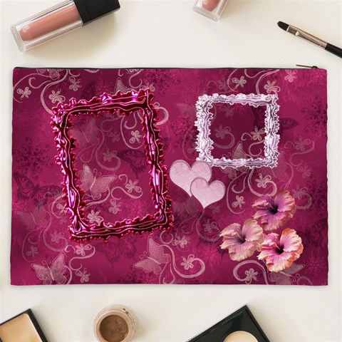 I Heart You My Baby Love Cosmetic Case Xxl By Ellan Back