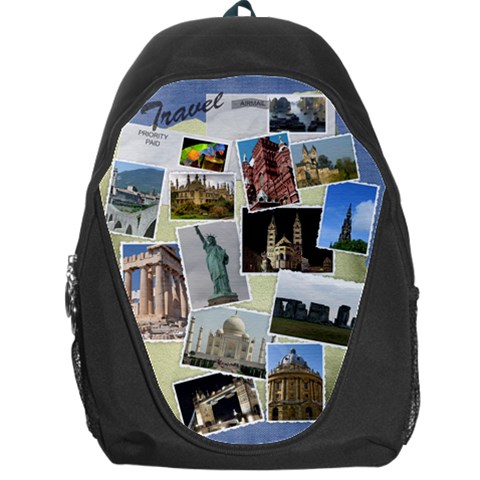 Travel Backpack Bag By Deborah Front