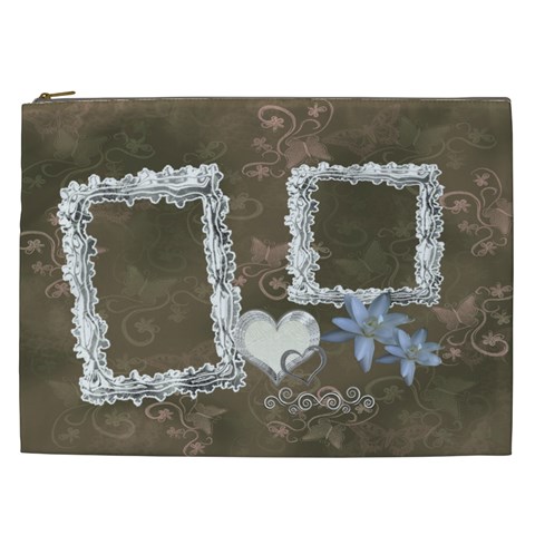 I Heart You Our Wedding Day Love Cosmetic Case Xxl By Ellan Front