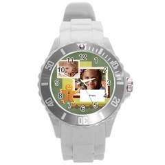 xmas - Round Plastic Sport Watch (L)