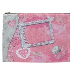 Spring flower floral baby pink Cosmetic Case XXL - Cosmetic Bag (XXL) Spring flower floral baby pink Cosmetic Case XXL - Cosmetic Bag (XXL)