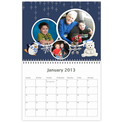 Aden 2013 Calendar By Steph Jan 2013